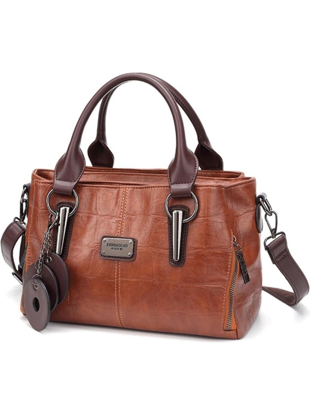 Stylish Vegan Leather Tote Bag for Women | Versatile Satchel & Shoulder Purse